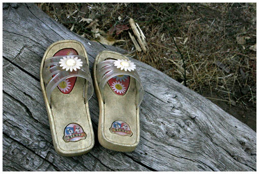 barefoot in yosemite