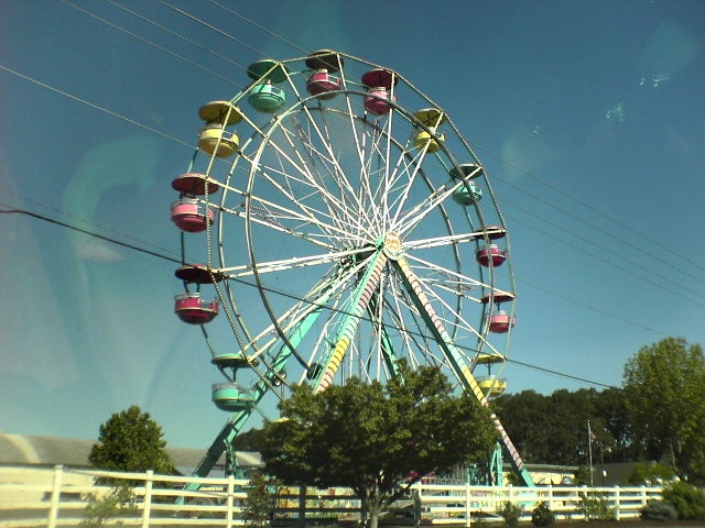 Setting up for the fair