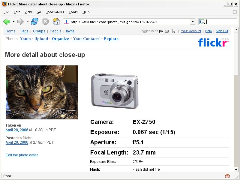 Adding Camera Images to Flickr