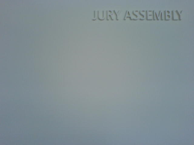 Jury Assembly Sign